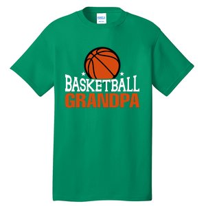 Basketball Grandpa Gift For Basketball Fan Sport Team Tall T-Shirt