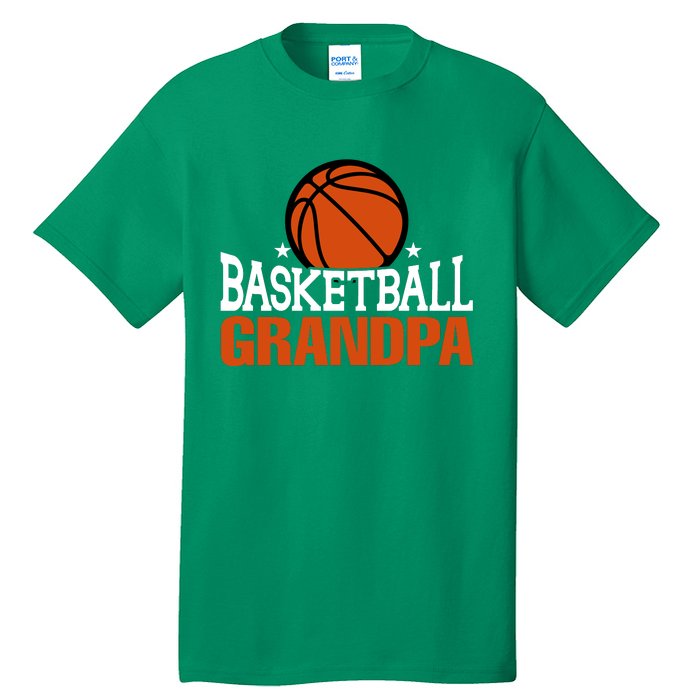 Basketball Grandpa Gift For Basketball Fan Sport Team Tall T-Shirt