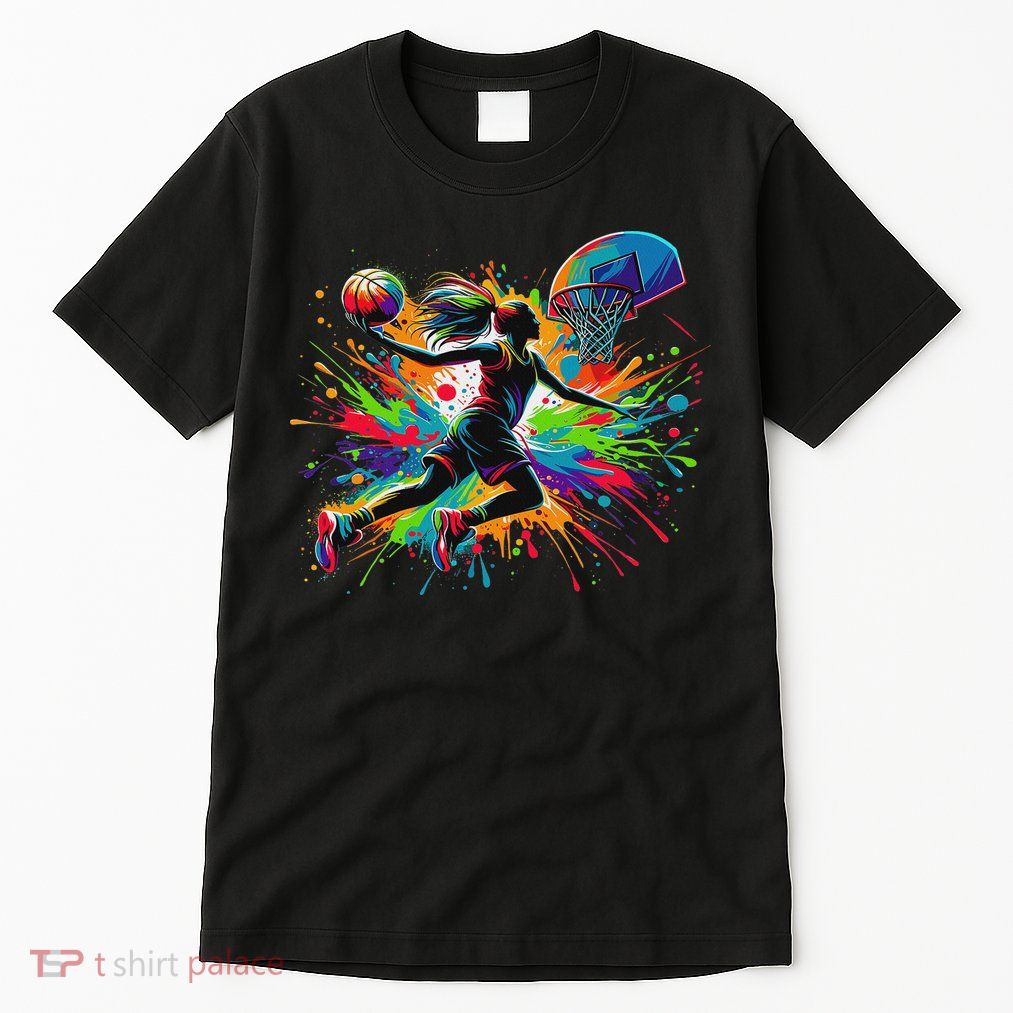 Basketball Girl Graffiti Tall T-Shirt