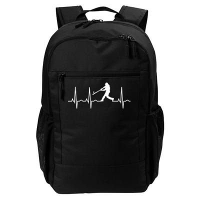 Baseball Great Gift Men Gift Baseball Player Heartbeat Gift Daily Commute Backpack