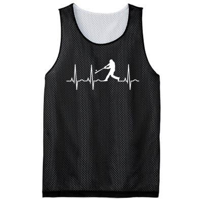 Baseball Great Gift Men Gift Baseball Player Heartbeat Gift Mesh Reversible Basketball Jersey Tank