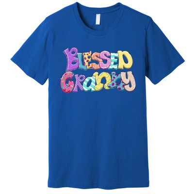 Blessed Granny Gift For Moms Grandmothers Mother Day Premium T-Shirt