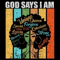 Black Girl God Says I Am Black Melanin Junenth Bag