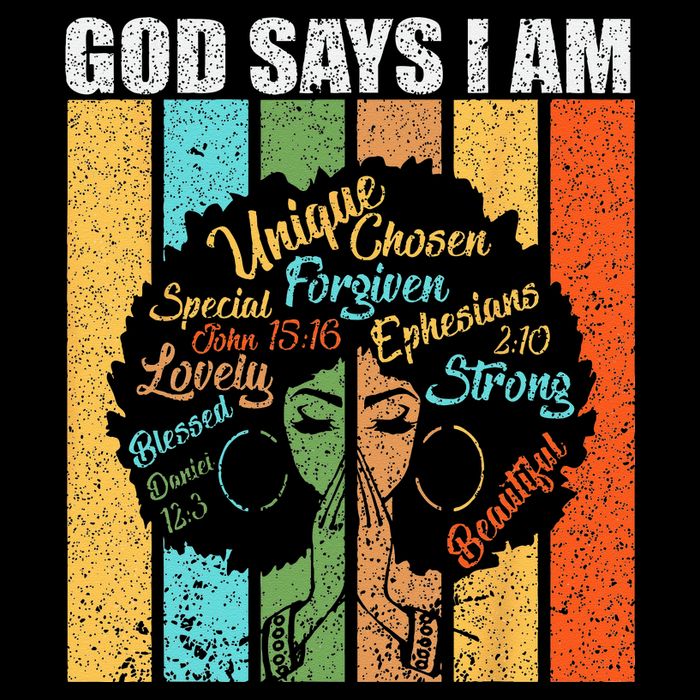 Black Girl God Says I Am Black Melanin Junenth Bag