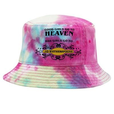 Bad Girl Go To Spoons Tie-Dyed Bucket Hat