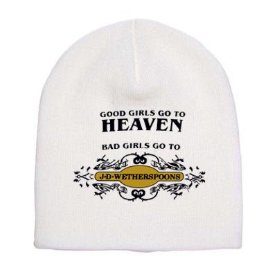 Bad Girl Go To Spoons Short Acrylic Beanie