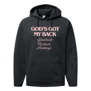 Brandon GodS Got My Back Lake Performance Fleece Hoodie