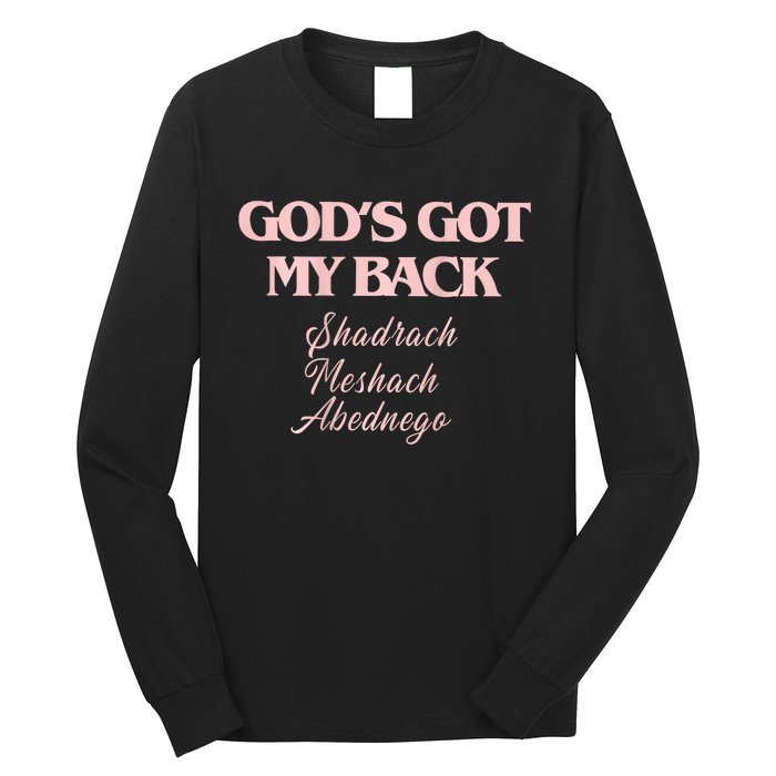 Brandon GodS Got My Back Lake Long Sleeve Shirt