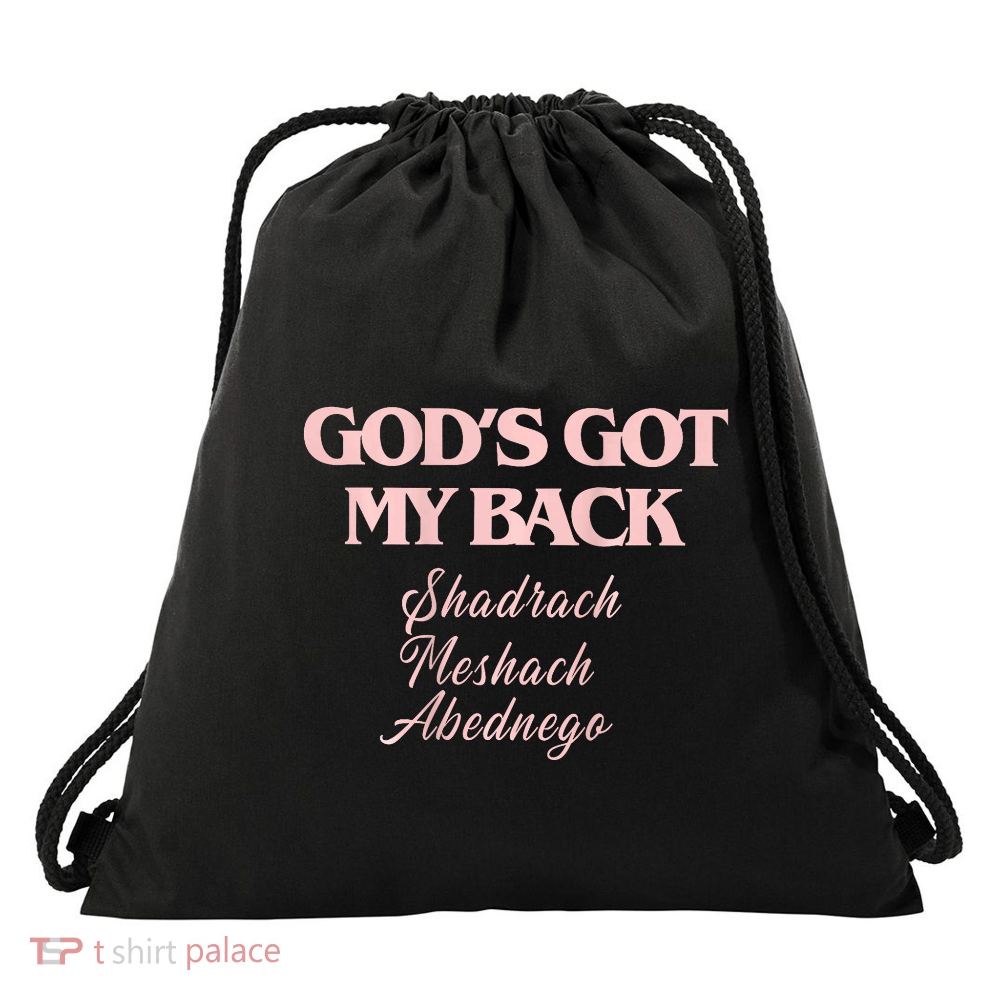 Brandon GodS Got My Back Lake Drawstring Bag