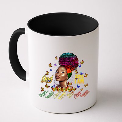 Black Girl God Says I Am Black Melanin History Month Pride Mug
