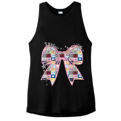 Birthday Girl Groovy Taylor First Name Personalized P.i.n.k Ladies PosiCharge Tri-Blend Wicking Tank
