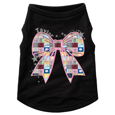 Birthday Girl Groovy Taylor First Name Personalized P.i.n.k Doggie Tank