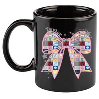 Birthday Girl Groovy Taylor First Name Personalized P.i.n.k 11oz C Handle Ceramic Mug