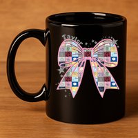 Birthday Girl Groovy Taylor First Name Personalized P.i.n.k 11oz C Handle Ceramic Mug