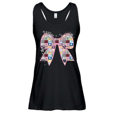 Birthday Girl Groovy Taylor First Name Personalized P.i.n.k Ladies Essential Flowy Tank
