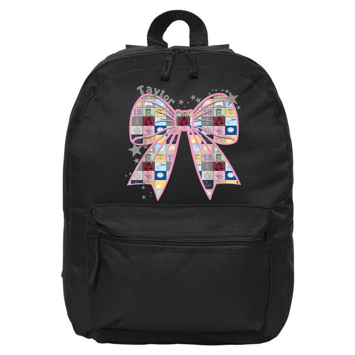Birthday Girl Groovy Taylor First Name Personalized P.i.n.k 16 in Basic Backpack