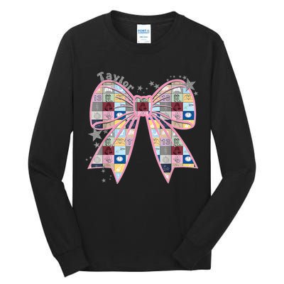 Birthday Girl Groovy Taylor First Name Personalized P.i.n.k Tall Long Sleeve T-Shirt