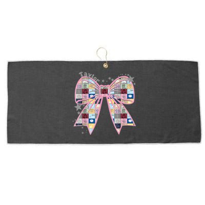 Birthday Girl Groovy Taylor First Name Personalized P.i.n.k Large Microfiber Waffle Golf Towel