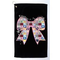 Birthday Girl Groovy Taylor First Name Personalized P.i.n.k Golf Towel