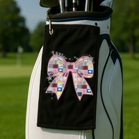 Birthday Girl Groovy Taylor First Name Personalized P.i.n.k Golf Towel