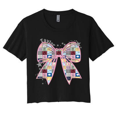 Birthday Girl Groovy Taylor First Name Personalized P.i.n.k Crop Top