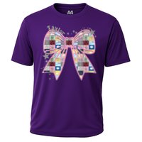 Birthday Girl Groovy Taylor First Name Personalized P.i.n.k Cooling Performance Crew T-Shirt