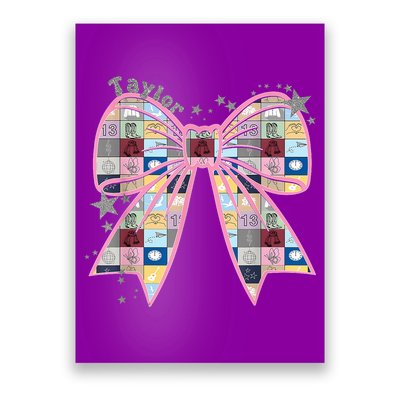 Birthday Girl Groovy Taylor First Name Personalized P.i.n.k Poster