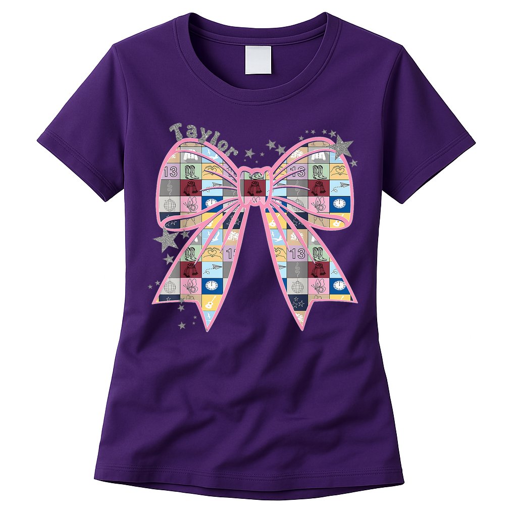 Birthday Girl Groovy Taylor First Name Personalized P.i.n.k Womens T-Shirt