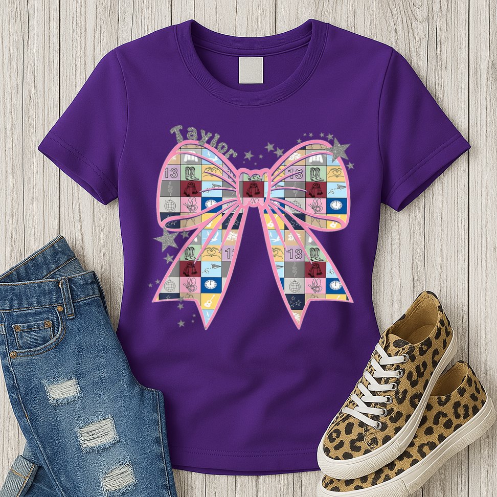 Birthday Girl Groovy Taylor First Name Personalized P.i.n.k Womens T-Shirt