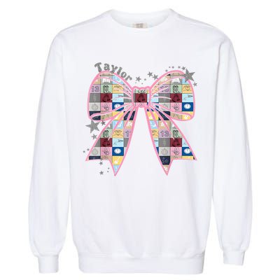 Birthday Girl Groovy Taylor First Name Personalized P.i.n.k Garment-Dyed Sweatshirt