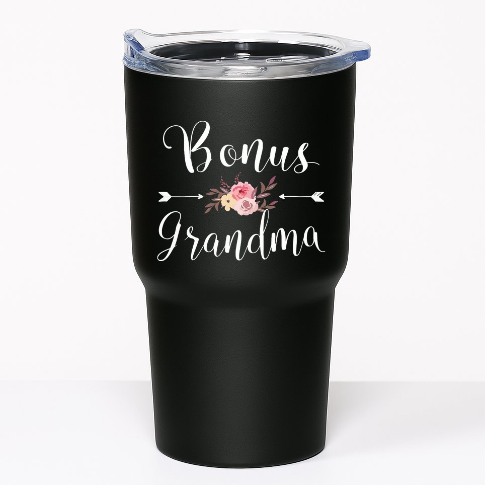 Bonus Grandma Grandmother Best Granny Ever Grandparents Day Tumbler