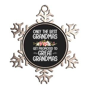 Best Great Grandma Art For Grandma Women Great Grandmother Metallic Star Ornament