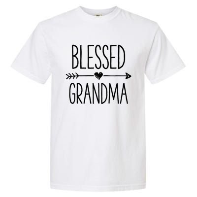 Blessed Grandma Grandmother Mother Moms Garment-Dyed Heavyweight T-Shirt