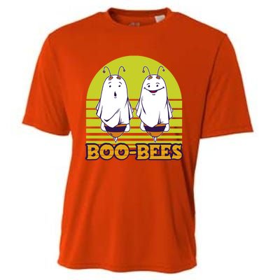 BooBees Ghoul Ghost Halloween Candy Full Moon Soul Spooky Cute Gift Cooling Performance Crew T-Shirt