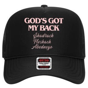 Brandon GodS Got My Back Lake High Crown Mesh Back Trucker Hat