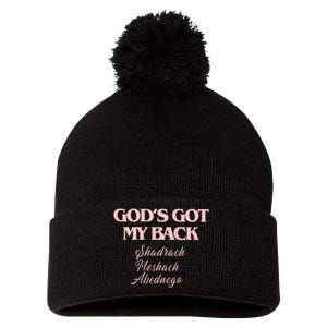 Brandon GodS Got My Back Lake Pom Pom 12in Knit Beanie