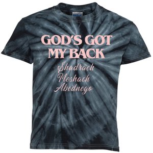 Brandon GodS Got My Back Lake Kids Tie-Dye T-Shirt