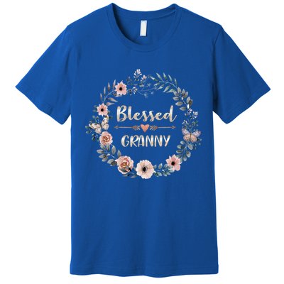 Blessed Granny Gift Thanksgiving Christmas Premium T-Shirt