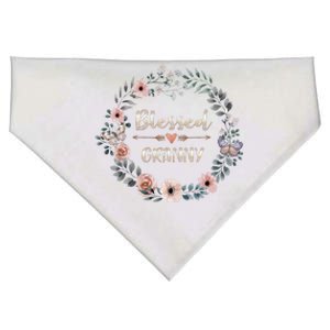 Blessed Granny Gift Thanksgiving Christmas USA-Made Doggie Bandana