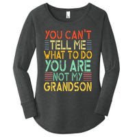 Best Grandpa Gift For Grandfather Poppy Great Papa Women's Perfect Tri Tunic Long Sleeve Shirt