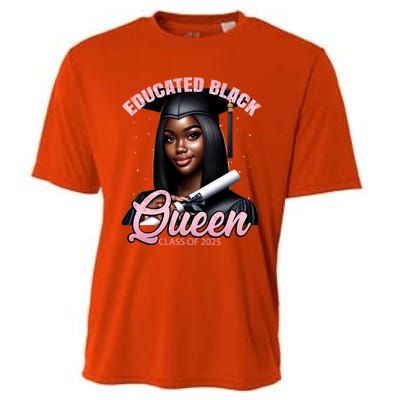 Black Graduation Hbcu Senior Melanin Pink Class Of 2025 Cute Gift Cooling Performance Crew T-Shirt