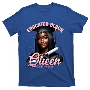 Black Graduation Hbcu Senior Melanin Pink Class Of 2025 Cute Gift T-Shirt