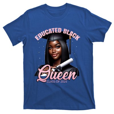 Black Graduation Hbcu Senior Melanin Pink Class Of 2025 Cute Gift T-Shirt