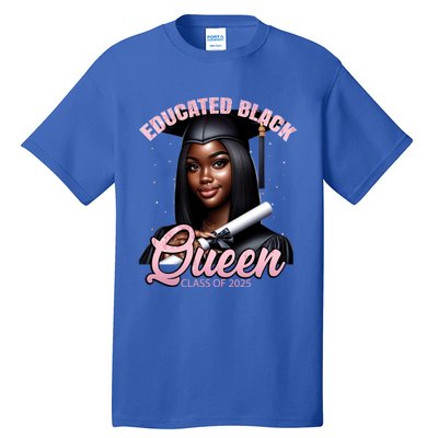 Black Graduation Hbcu Senior Melanin Pink Class Of 2025 Cute Gift Tall T-Shirt