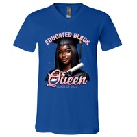 Black Graduation Hbcu Senior Melanin Pink Class Of 2025 Cute Gift V-Neck T-Shirt