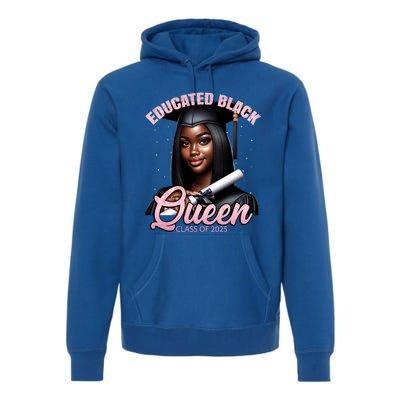 Black Graduation Hbcu Senior Melanin Pink Class Of 2025 Cute Gift Premium Hoodie