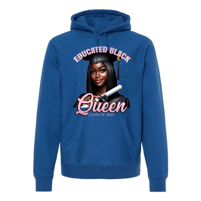 Black Graduation Hbcu Senior Melanin Pink Class Of 2025 Cute Gift Premium Hoodie