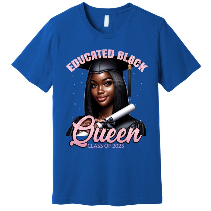 Black Graduation Hbcu Senior Melanin Pink Class Of 2025 Cute Gift Premium T-Shirt