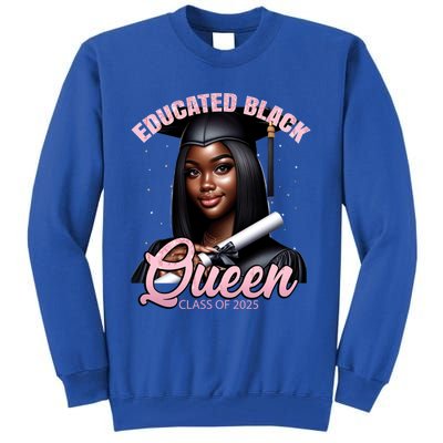 Black Graduation Hbcu Senior Melanin Pink Class Of 2025 Cute Gift Tall Sweatshirt