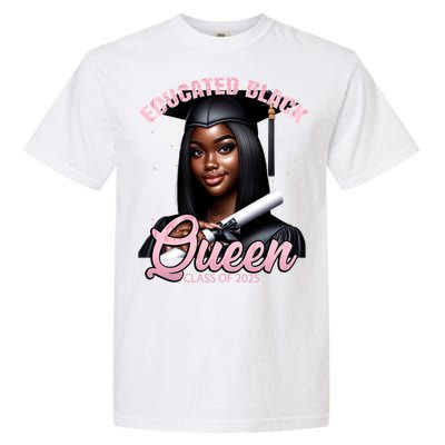 Black Graduation Hbcu Senior Melanin Pink Class Of 2025 Cute Gift Garment-Dyed Heavyweight T-Shirt